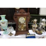 Late 19th late 20th century mantel clock