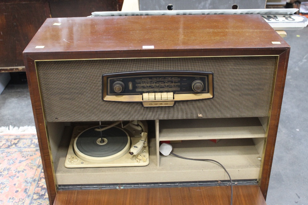 Bush radiogram with built in turntable.