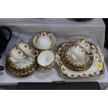 Wedgwood tea service with sandwich plate bowl and jug