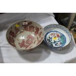 two decorative bowls