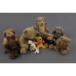 A group of nine modern and other collector's bears, to include AA soft toys,