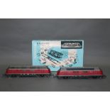 Two Marklin HO scale DB V200027 diesel locomotives,