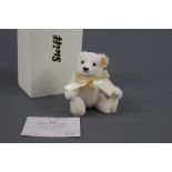 A Steiff "Always in my Heart" teddy bear, made exclusively for Danbury Mint,