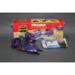 A 1980's Kenner Mask "Piranha", comprising a motorcycle/submarine with action figure,