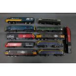 A group of plastic bodied 00 gauge model diesel and other locomotives, to comprise Hornby, Triang,