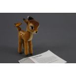 A Steiff "Disney's Bambi", limited edition 1446/2000, having light brown mohair covered body,