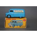 A Dinky Bedford van (481), having a blue body with "Ovaltine",