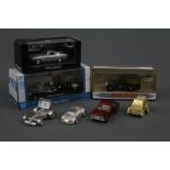 Three boxed diecast model cars, to comprise Cararama, Paul's Model Art Minichamps,