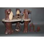 A 1980's Kenner Star Wars "Return of the Jedi" Ewok Village action play set,