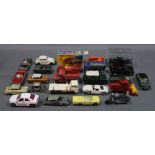 A small group of miscellaneous diecast model vehicles to include Matchbox 1-75 series and Oxford