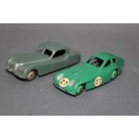 Two 1950's Dinky model cars, to comprise a Bristol 450 coupe (163),