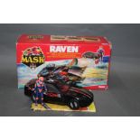 A 1980's Kenner Mask "Raven", comprising a Corvette/Armed Seaplane with Calhoun Burns action figure,