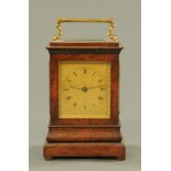 A fine William IV rosewood cased mantle clock by Viner, 235 Regents Street London,