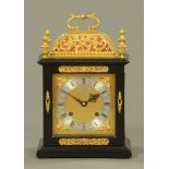 The F W Elliott Golden Jubilee bracket clock, in the 17th century style, limited edition 25/100,