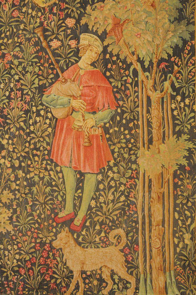 A Serigraph tapestry titled "La Vendauges", - Image 4 of 4