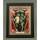 Frank Shepard Fairey (Obey - born 1970), limited edition colour screen print,