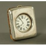 An Edwardian silver cased Goliath pocket watch, the case hallmarked Birmingham 1903,