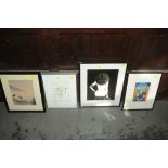 Four prints,