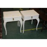 Pair of bedside cabinets