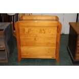 A Mamas and Papas three drawer pine chest