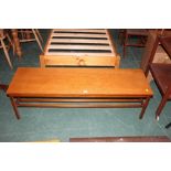 Teak coffee table