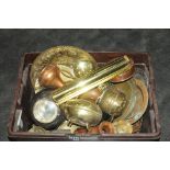 Box of brassware