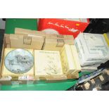 Bundle and box of collectors plates