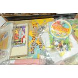 Box of children's cut out books, booklets,