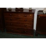 Mahogany 2/3 Victorian chest of Drawers