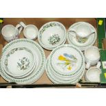 Box of Portmerion, botanic garden, plates, bowls, cups,