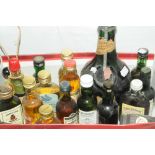 Box of miniatures, Grants Whisky,