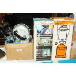 Gaz camping gas stove, kettle,