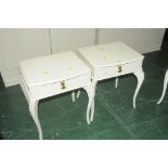 Pair of bedside cabinets