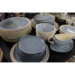 A small quantity of Wedgwood Summer Sky pattern dinnerware