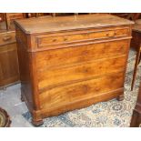 A 19th century continental chest of 4 drawers,