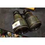 A pair early 20th century binoculars