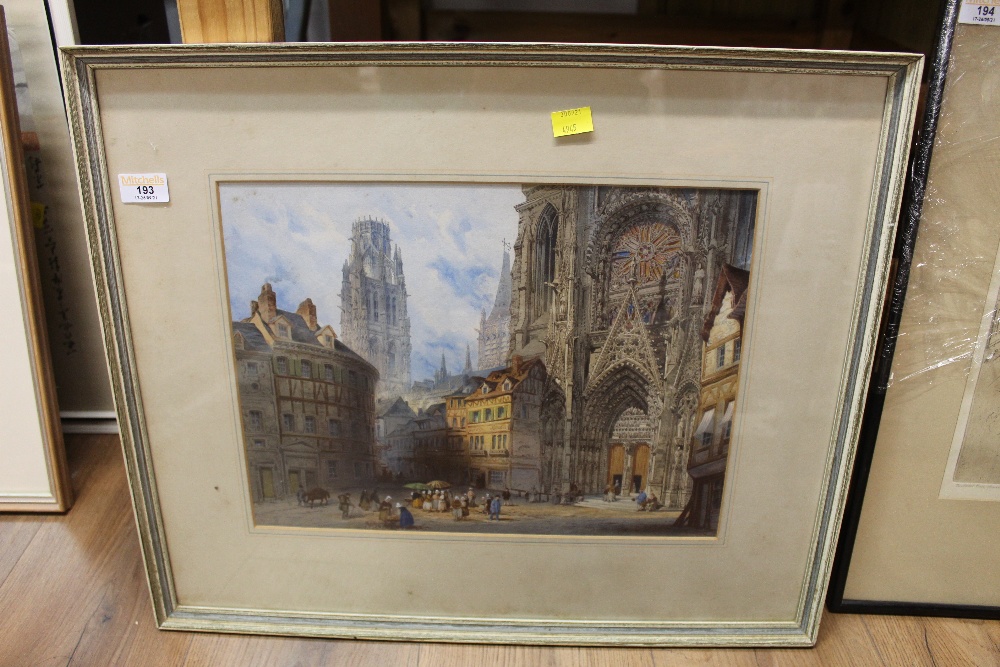 A framed and mounted print of Brugge,