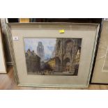 A framed and mounted print of Brugge,