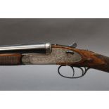 Somerton Guns Silver Point 20 bore side by side shotgun, with 27 1/2" barrels, half and full choke,