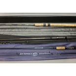 Three rods, a Drennan stick float rod in three sections,