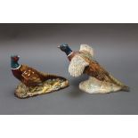 Two Beswick pheasants, model No. 850 and 1226.