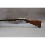 * A pre war under lever cal 177 air rifle, probably by BSA. Overall length 101 cm. Serial No.