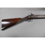 * A percussion muzzle loading shotgun, of small form for a child or lady, with a 26 3/4" barrel,