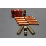 * Sixteen 28 bore shotgun cartridges, to include Kynoch's Patent Grouse Ejector, Eley Ejector,