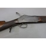 Duval MacNaughton (James MacNaughton) a cal 577/450 rifle, the action in a Martini Henry style,