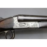 Augustus Luneburg a 12 bore side by side shotgun, with 26 3/4" barrels, full and full choke,