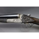 Anton Sodia Ferlach a 12 bore side by side shotgun, with 28" barrels,