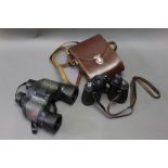 Carl Zeiss Jena, a pair of Jenoptem 8 x 30 W binoculars, with leather case,