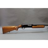 Manu France (Made in France) three shot 12 bore pump action shotgun, with a 27" barrel, half choke,