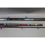 A Team Daiwa Paul Kerry beach caster, in two sections, 12',